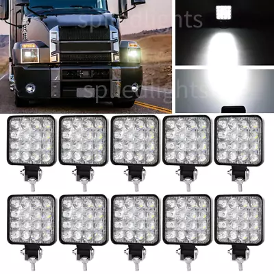 10PC  LED Driving Light Spot Pods Fog Lamps Fit Peterbilt Mack Semi Truck PK 4'' • $39.55