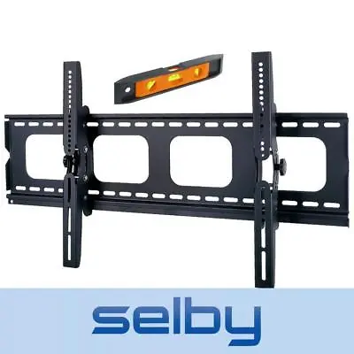 $64 • Buy 50-85  100kg Heavy Duty Tilt LED LCD Plasma Bracket TV Wall Mount Bracket Black