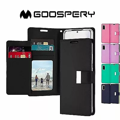 Fit IPhone 15 14 13 12 11 Pro Max Plus Flip Xr Xs Wallet Card Leather Case Cover • $12.99