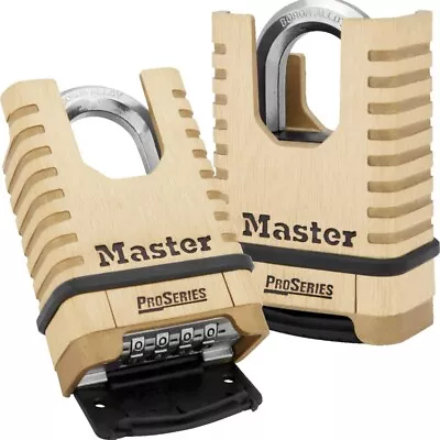 Master Lock 1177D ProSeries Combination Padlock 2 Pack Set • $47.95