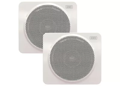 GME GS320W 60W IP54 Marine Box Speakers White • $95.43