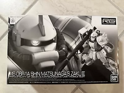 Premium Bandai Gundam RG 1/144 Zaku II Shin Matsunaga's MS-06R-1A & Water Slide • $119.99