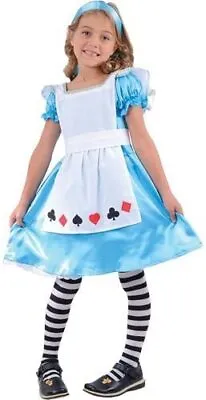 £11.99 • Buy Girls Alice Wonderland Costume Girls Fairytale Book Week Day Fancy Dress Outfit