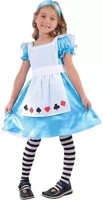 £11.99 • Buy Girls Alice Wonderland Costume Girls Fairytale Book Week Day Fancy Dress Outfit