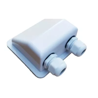 £5.39 • Buy Double Cable Entry Gland Box Solar Panel Motorhome Camper Roof RV Caravan
