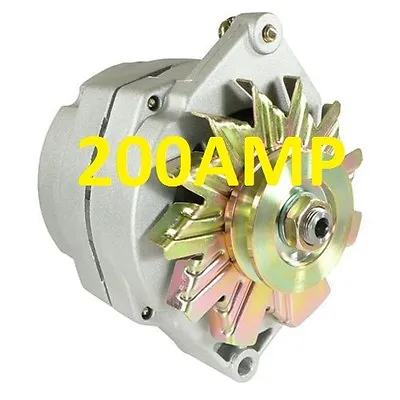 $167.91 • Buy 200amp High Output  Alternator  3 Wire System For Chevy Gm Buick 1100143, 110014