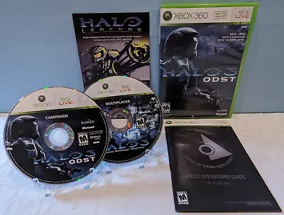 Halo 3: ODST (Microsoft Xbox 360 2009) Complete With Manual & Tested • $11.50