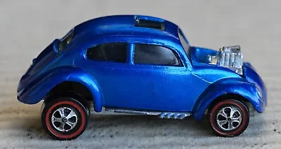 $74 • Buy Vintage Hot Wheels 6220 Custom Volkswagen, Dark Blue, Sunroof, C-7