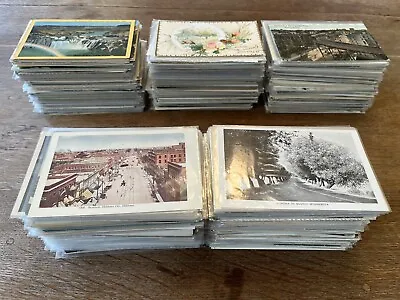 1000+ Antique Postcard Lot No Chome C1900 - C1940s Views Holiday RPPC Collection • $199.95