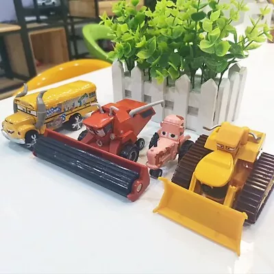 Disney Movie Cars Tractor Frank Harvester Miss Fritter  Bulldozer Diecast Car • $25.59