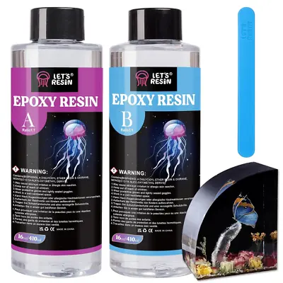 £34.99 • Buy Epoxy Resin Kit 820ml Crystal Clear Art Jeweller Craft Cast Mould - Let's Resin