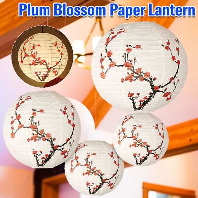 1-5x Japanese Floral Paper Lantern Light Shades Lampshade Bar Decor Retro Vintag • $26.04