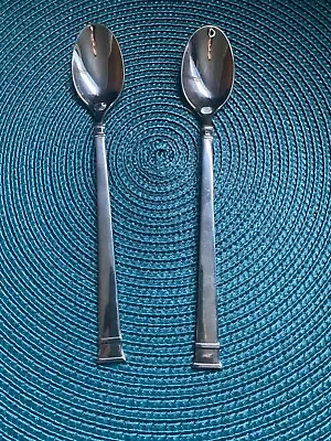 BENTLEY By HERITAGE MINT LTD 18/10 STAINLESS 2 ICED TEA SPOONS (7. 3/8 ) • $9.99