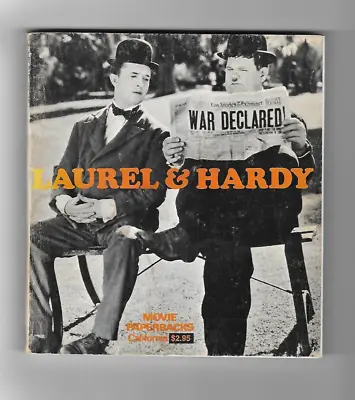 LAUREL & HARDY Movie Paperbacks 1968 PB 1st American Edition Charles Barr • $5