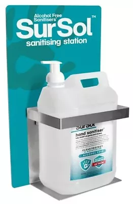 £30 • Buy Sursol Hand Sanitiser - 5 Litre, With Wall Bracket And Foam Dispenser