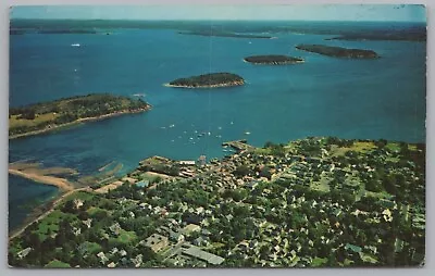 Bar Harbor On Mount Desert Island Frenchman’s Bay Porcupine Island Maine USA • $4.95