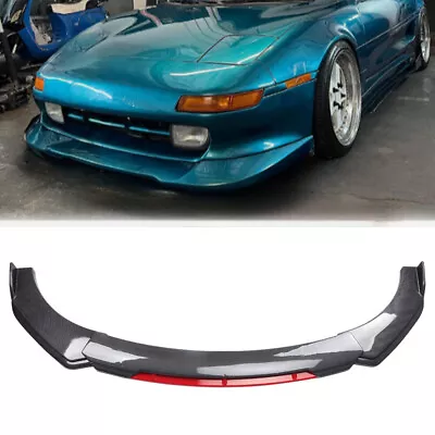 Carbon Fiber Style For Toyota MR2 Front Bumper Lip Spoiler Splitter Body Kit • $89.99