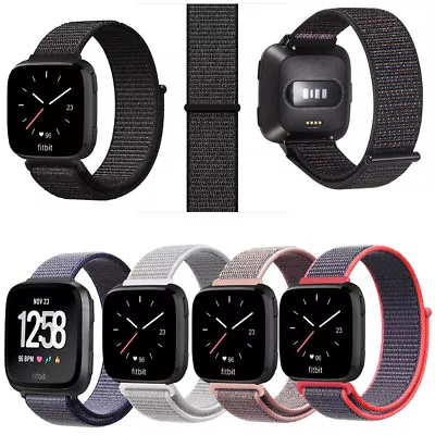 For Fitbit Versa/Lite/Special/Replacement Edition Woven Nylon Loop Sport Strap • $17.08