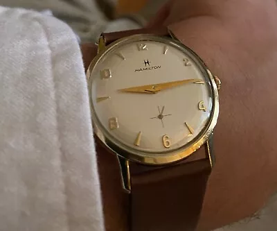 1960s Vintage Hamilton Mens Wrist Watch • $152.50