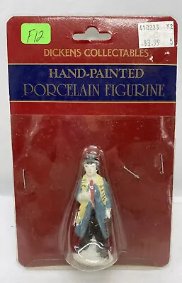 Dickens Collectables Christmas Village Accessory MAN FIGURINE Dollhouse F12 • $14.44