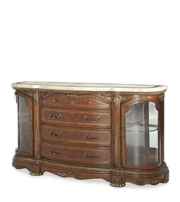 AICO By Michael Amini Cortina Sideboard With Marble Top • $1695