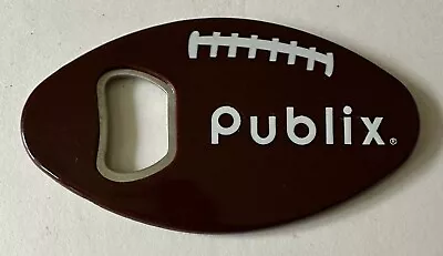 PUBLIX Vintage Rare Football Bottle Cap Opener Magnetic 4.25  X 2.25  Oval • $11.10