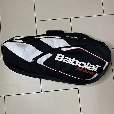 Babolat Pro Team Line Tennis Bag Backpack Black 6 Racket • $17.20