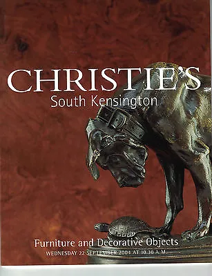 Christie's S Kensington- Furniture And Decorative Objects Sept 22 2004 • $9.98