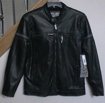 Parts Faux Leather Moto Jacket • $49.99