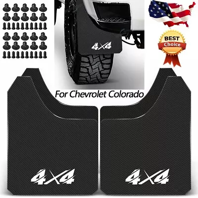 For Chevrolet Colorado 4x4 Mud Flaps Splash Guards Mudguards Mudflaps Black 4PCS • $31.27