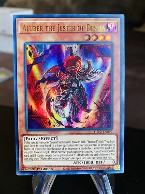 $7.50 • Buy Yugioh Aluber The Jester Of Despia GFP2-EN097 1st Edition Near Mint NM