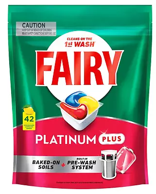 Fairy Platinum Plus Lemon Dishwasher Tablets Choose 84/168 OR 210 • $106.95