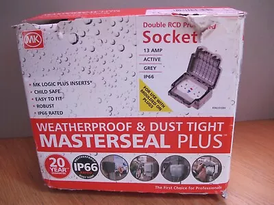 Outdoor Weatherproof Double RCD Protected 13 Amp Socket  • £60