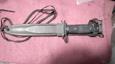 U.s. Genuine Military Vietnam Era M-7 (cornetta] Bayonet With Scabbard • $79.95