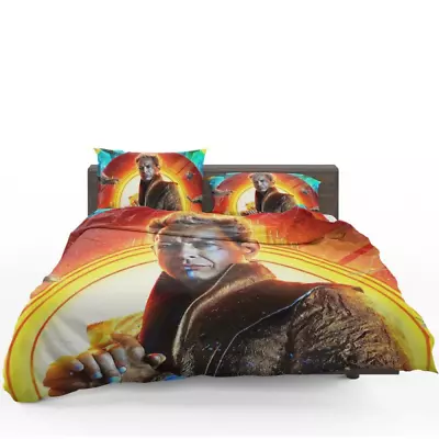 Thor Ragnarok Movie Jeff Goldblum Grandmaster Comic Quilt Duvet Cover Set • $54.99