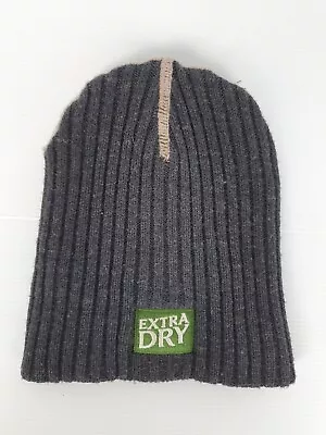 Toohey's Extra Dry Beanie One Size Grey Ribbed Acrylic Embroidered Rare Beer • $17.49