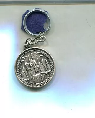 Disneyland Vintage Bronze Medal Key Chain Mickey Mouse 1354r • $19