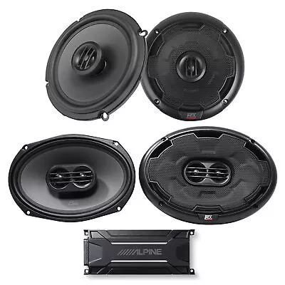 ALPINE KTA-30FW 600 Watt 4-Channel Amplifier Amp+MTX Thunder 6.5 +6x9  Speakers • $509.85