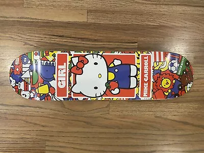 Girl Skateboards Hello Kitty Mike Carroll Orange Top Skateboard Deck • $300