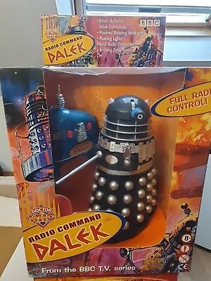 Doctor Who 12  Black Remote Control Dalek BNIB Rare Black And Silver.  BNIB. • £110