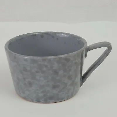 Mamma Ro Italy Pottery Terra Cotta Small Grey Marbled Mugs Signed • $14.95