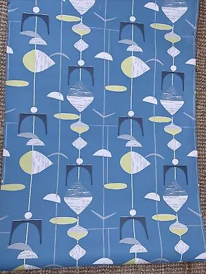 £120 • Buy Vintage Mid Century Wallpaper Sanderson Mobiles Unused Roll 1950s Atomic Era