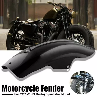 Rear Mudguard Fender For Harley Sportster 883 1200 Bobber Chopper Cafe 1994-2003 • $39.72