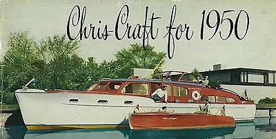Chris Craft Boat Ad Metal Sign FREE SHIPPING Vintage Boat Cabin Decor • $16.99