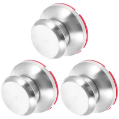 £9.37 • Buy  3pcs Pot Lid Knobs Stainless Steel Pot Knobs Pan Pot Handgrip Handles