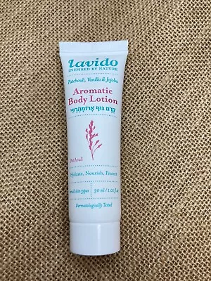 Lavido Aromatic Body Lotion Patchouli Vanilla & Jojoba 1.01 Oz • $9.95