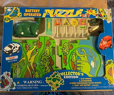 Military Force Battery Operated Vehicle Puzzle/dinosaur/ 16 PCS/box/used Twice • $24.99