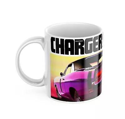 1970 Dodge Charger R/T Coffee Cup Mug 11oz Mopar Scat Pack SE 426 HEMI 440 Ad • $14.99