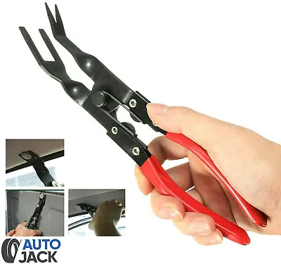 Autojack Trim Clip Pliers Removal Tool Car Door Panel Remover Upholstery Useful  • £8.99