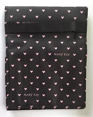 New Mary Kay Pink Hearts Travel Roll Up Bag Black  - FREE SHIPPING! • $15.95